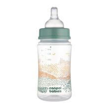 CANPOL 35/243 Anti-colic bottle EasyStart 240ml MOUNTAINS green