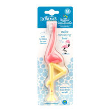 Dr. Browns HG058 Flamingo Baby Toothbrush