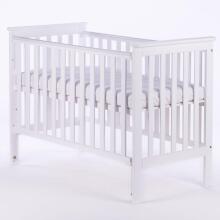 DREWEX LEO Bed with drop side, white/white