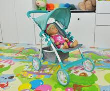 MILLY MALLY 3105 Natalie Prestige Mint Doll Pram