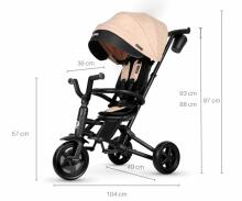 MILLY MALLY 5242 Qplay Tricycle Nova Niello khaki