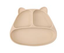 Mombella 01513 Panda Light Brown Suction Cup Plate