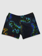 NOVITI KC007-B-01 Navy blue swimming trunks with dinosaur 104-110 cm