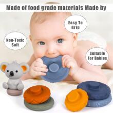 WOOPIE 51749 Koala 2in1 Teether Pyramid Set
