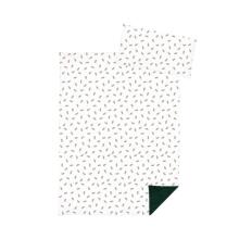ALBERO MIO Blanket boho green V109 with pillow SALE
