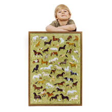 CzuCzu 7093573 Puzzle Horses 4+ 60 pcs.