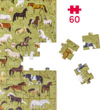 CzuCzu 7093573 Puzzle Horses 4+ 60 pcs.