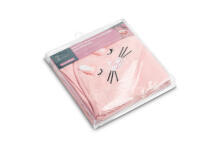 BATHFRIENDS BATH COVER 100x100 RABBIT PINK