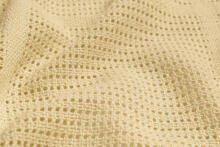 OPENWORK BLANKET MOLI BEIGE COFFEE