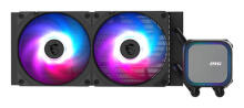 MSI MAG CORELIQUID A13 240 mātesplate, procesora šķidruma dzesēšanas komplekts 12 cm melns