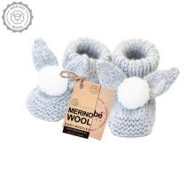 La Bebe™ Lambswool Natural Eco Socks/Booties  Art.236525  Natural wool socks/boots for newborns