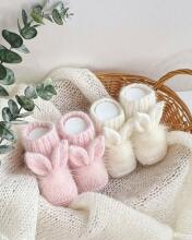 La Bebe™ Lambswool Natural Eco Socks/Booties  Art.236525  Natural wool socks/boots for newborns