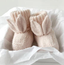La Bebe™ Lambswool Natural Eco Socks/Booties  Art.236525  Natural wool socks/boots for newborns