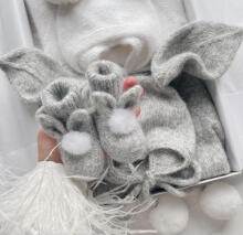 La Bebe™ Lambswool Natural Eco Socks/Booties  Art.236525  Natural wool socks/boots for newborns