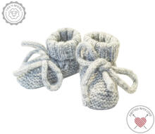 La Bebe™ Lambswool Natural Eco Socks/Booties Art.236526 Natural wool socks/boots for newborns