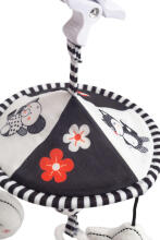 BLACK & WHITE STROLLER CAROUSEL STAR