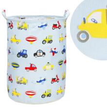 Storage basket for toys and clothes Springos HA0138, 63 L, with handles, light blue