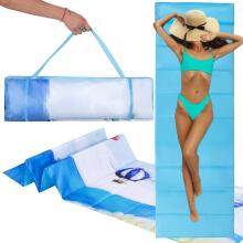 Beach mattress with headrest Springos PM0014 180x60 cm