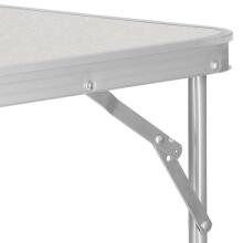 Camping table with 4 chairs Springos CS0035 cream color