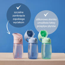 Junior Bottle with straw Blush Crush, b.box