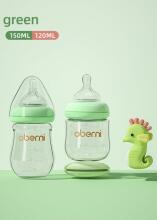 Oberni Anti-Colic Glass Baby Bottle Art.237438 Blue