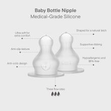 Bibs Bottle Nipple  Fast Flow Silicone Art.237442