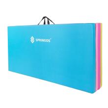 Foldable gym mat Springos FA0064, 240 cm, multicolor