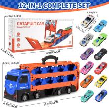 Transport Truck Toy Cars  Art.237558   Treileris ar mašīnam un ceļu