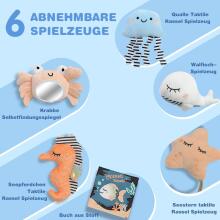 Suihuooo Baby Play Arch Ocean Shell Theme Play Mat Baby Art.237687 Blue