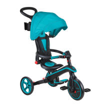 GLOBBER trike Explorer Trike Foldable 4 In 1, teal, 732-105