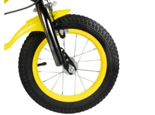 Kids Bike Wheels Collas 12' Yellow Art.238297  Bērnu divritenis (velosipēds) ar palīgriteņiem