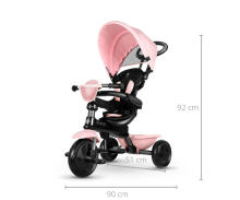 MILLY MALLY 4106 Qplay trīsritenis Cozy Pink
