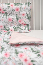 2-pieces 100×135 cm Bed SHEETS – roses pink