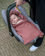 Lodger Fleece Wrapper Empire Newborn Art.WP 625 Rosewood