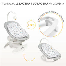 Bebe Basic Rocker Noco Art.239260 Grey  Bērnu šūpoles 2 vienā