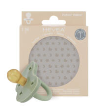 Hevea Round Stars Moon  Art.239410 Moss Green   anatomical 3-36 month