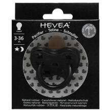 Hevea Round Stars Moon  Art.239412 Space Black anatomical 3-36 month