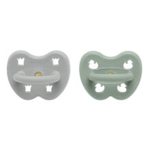 Hevea Natural Rubber Pacifier Anatomical Art.239435 Grey/Sage Natural anatomical 3-36 month
