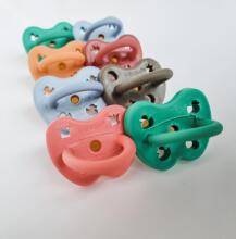 Hevea Natural Rubber Pacifier Anatomical Art.239436 Sand/Ocean Blue  Anatomiskā/ortopēdiskā lateksa māneklītis 3-36 mēn,2 gab