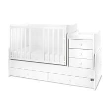Lorelli Maxi Plus Art.10150580043P White/Artwood  Детская кровать-трансформер