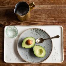 Hevea Silicone Placemat Art.239551 Peach