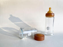 Hevea Glass Baby Bottle Wide Neck Art.478501