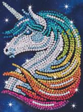 KITFIX DIY set Sequin Art Red Stardust Unicorn