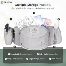 Fruiteam Baby Carrier 6 in 1 Art.239834 Light Grey