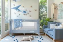 Kids Severno Сlose To Mommy Art.239835 Grey  Travel cot