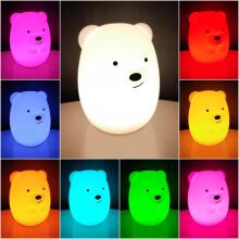 Kids Severno  Projector Bear Art.239839 Children's night light led rabbit touch rgb remote control