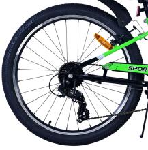 Jalgratas Volare Sportivo 24" 7 käiku, roheline