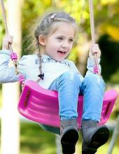 Kids Severno Swing Art.239877 Pink Plastmasas šūpoles