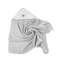 Bocialand Bath Towel Cover Ears Art.BOC0123 Hippo Махровое полотенце с капюшоном 80x80см.