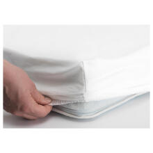 La Bebe™ I-Soft Sheet Art.501.139.38 White  fitted sheet 120x60 cm